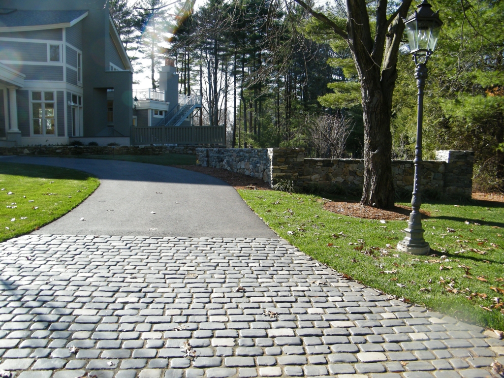 custom paver driveway somers ct